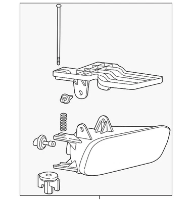 Conjunto de faro antiniebla genuino GM 19433555 Foto 1 de 2