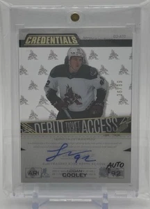 2023-24 Upper Deck Logan Cooley Debut Ticket Access Acetate Auto /99 - Picture 1 of 2