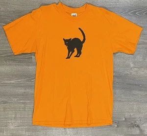 Camiseta De Colección Y2K Yunque Gato Negro Salem MA 2000 Halloween L Negro Perro Parodia - Imagen 1 de 9