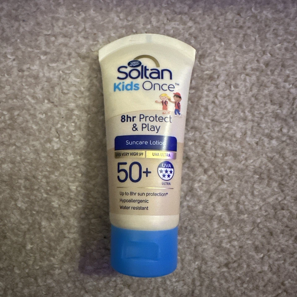 Soltan Kids Once 8hr Protect & Play Lotion 50+ 50ml - Image 1 of 1