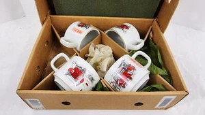 1924 Rolls Royce & 1913 Arrol Johnston Ceramic Mug Set of 4 - Vintage, White - Picture 1 of 6