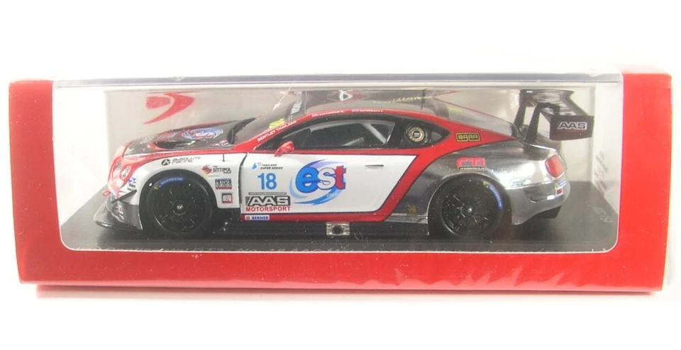 Bentley Continental GT3 No.18 Thailandia Eccellente Serie 2018 ( L.Vutthikorn - - Immagine 1 di 1