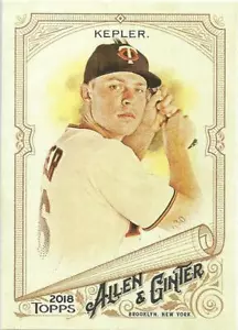 2018 Topps Allen & Ginter Max Kepler Minnesota Twins Short Print SP # 332 - Bild 1 von 2