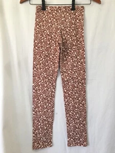 New Old Navy Girls Floral  Leggings Built in tough Flowers Brown Oatmeal  u pick - Picture 1 of 4