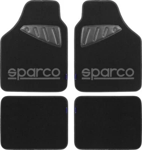 Set completo SPC19 universale tappetini auto moquette nero/grigio poliestere SPA - Foto 1 di 3