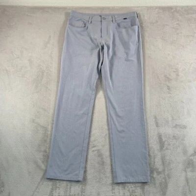Pantalones de golf Travis Mathew abiertos a cerrar para hombre 34x32 gris rendimiento elástico nuevos sin etiquetas Foto 1 de 4