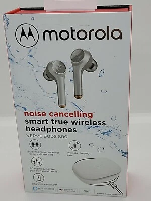 Auriculares inalámbricos verdaderos inteligentes con cancelación de ruido Motorola Verve Buds 800 - BLANCO Foto 1 de 4
