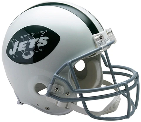 New York Jets 65-1977 Throw Back Full-Size Authentic Football Helmet Cover