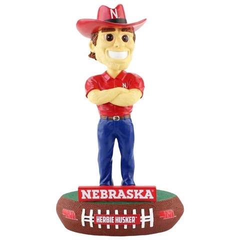Nebraska Cornhuskers Mascot Herbie Husker Baller Special Edition Bobblehead NCAA Cover