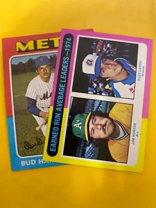 1975 Topps Baseball 100 Karten Lot NM/MT (Lass mich deine Liste füllen) - Bild 1 von 5