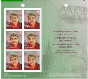 Canadá sc#3498a Líderes indígenas: Sophie McDougall, folleto, como nuevo-nuevo - Imagen 1 de 3