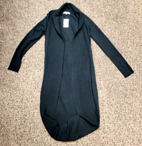 875 $ Maison de Papillon 100 % KASCHMIR Cocoon Vail Pullover Damen LARGE L schwarz - Bild 1 von 8