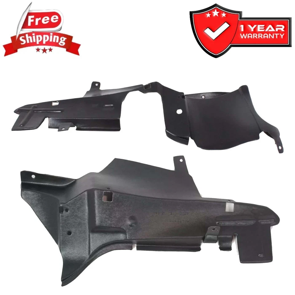 Engine Splash Shield For 2005-2010 Chevrolet Cobalt Left & Right Side Set 2pcs Foto 1 de 4