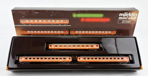 MARKLIN Z SCALE 37341 OBB EUROFIMA EXPRESS 3 PASSENGER CAR SET - Picture 1 of 8