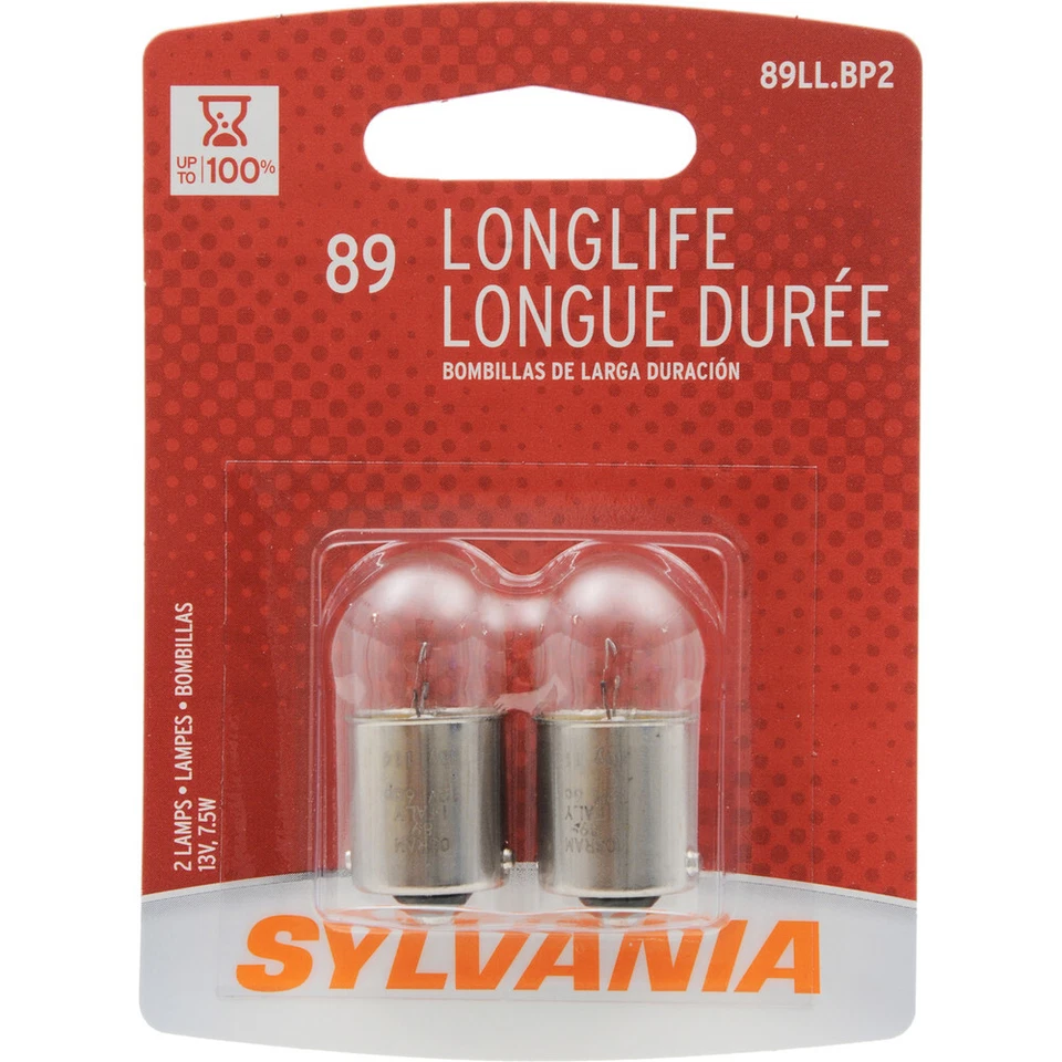 Sylvania Long Life - Paquete de 2 - 89LL Bombilla Mapa Baúl Área de Carga Cortesía av Foto 1 de 1