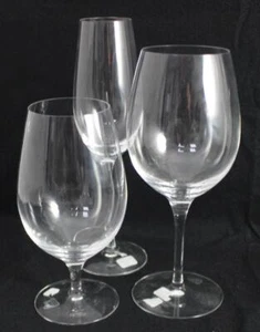 Orrefors Merlot Set of Iced Tea Glass Water Goblet and Champagne Flute - Picture 1 of 7