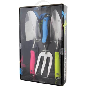 Spear and Jackson Colours 3 Piece Stainless Steel Garden Tool Set - Picture 1 of 2