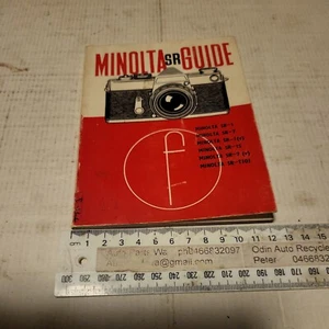MINOLTA SR1 SR7 SR15 SRT101 CAMERA GUIDE OWNERS HANDBOOK MANUAL USED - Picture 1 of 2