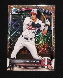 2025 Bowman Chrome Prospects Walker Jenkins #BCP-1 Mojo rifrattore gemelli - Foto 1 di 1