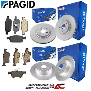 PARA FORD KUGA ST-LINE 2.0 TDCI MK2 DISCOS Y PASTILLAS DE FRENO DELANTEROS Y TRASEROS RECUBIERTOS PAGID - Imagen 1 de 1