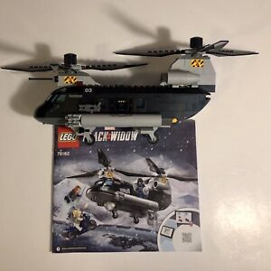 LEGO 76162 MARVEL SUPER HEROES BLACK WIDOWS HELICOPTER ONLY No Figures/Cycle