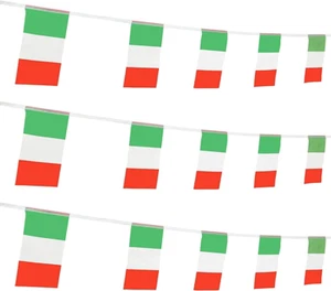 Italy Italian Flag Banner String,Small Mini Italy Pennant Flags,For Grand Openin - Picture 1 of 12