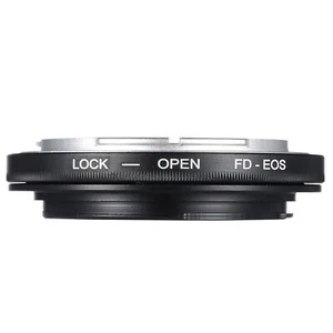 FD-EOS Mount Adapter Ring For Canon FD Lens to EF EOS Mount Camera Camcorder New - Picture 1 of 9