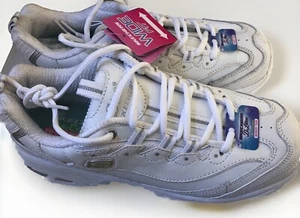 Skechers D'Lites Fresh Start 11931EWSL Damen Sneaker weiß Größe 9 Weite NEU - Bild 1 von 9