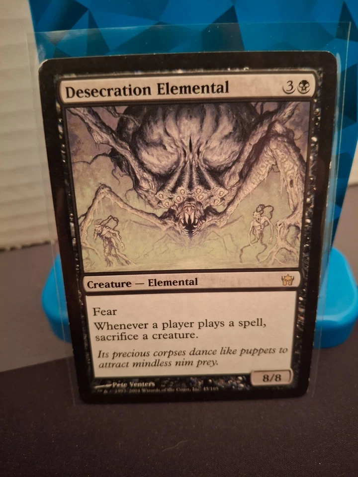 Desecration Elemental Fifth Dawn Rare MTG  Magic the Gathering - Image 1 of 1