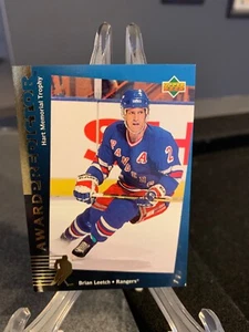 Brian Leetch 1994-95 UD Award Predictor #H11 - New York Rangers - Picture 1 of 2