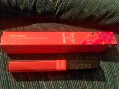 Brillo de labios Butter LONDON Plush Rush LipGloss LIVING CORAL nuevo en caja edición limitada Foto 1 de 2