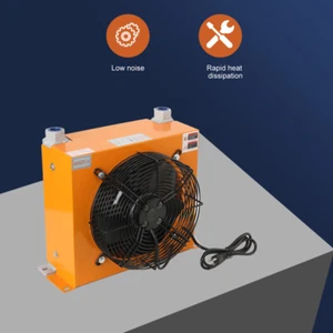 110V Industrial Hydraulic Oil Cooler with Heat Dissipation Flow Fan Radiator USA - Picture 1 of 12