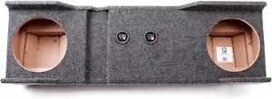 Dual 10" Chevy/Gmc Crew Cab leere Tieftöner Box '01-07 1500/2500/3500 HD - Bild 1 von 3