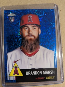 2022 Topps Mini-Diamante Azul Platino Mini-Diamante Brandon Marsh/199 Casi Nuevo - Imagen 1 de 1
