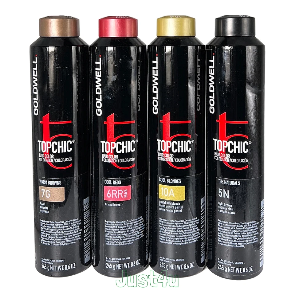 Goldwell TOPCHIC Professional Hair Color Can 8.6oz. (You Choose) - Image 1 of 1