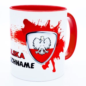 Polen Polska Poland Tasse Becher Namen Wappen Flagge Fahne Fanartikel Geschenk - Bild 1 von 5