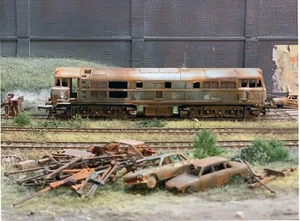 OO gauge locomotive weathered Class 31 diesel. Ref M1 - Picture 1 of 3
