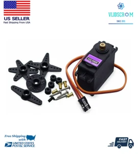 Servomotore 180°Alta Coppia Ingranaggio Metallo RC per Barca MG996R Ferro Elicottero Auto - Foto 1 di 6