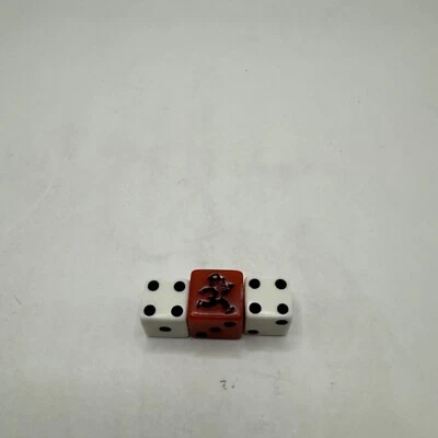 Monopoly 2013 Edition Replacement Red Speed Die + Dice Only - Image 1 of 4