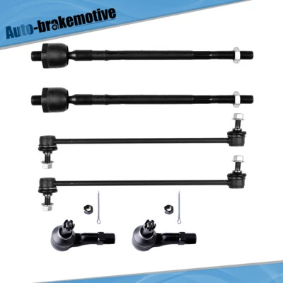 Barras estabilizadoras exteriores interiores de barra de amarre delantera 6 piezas para Mazda MPV 2001-2003 2004 2005 2006 Foto 1 de 4