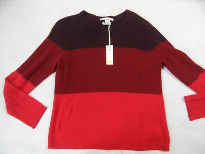 C&C CALIFORNIA Kaschmir Pullover Blockstreifen rot Gr. XL  NEU - Bild 1 von 2