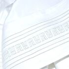 Feuille plate reine Ralph Lauren en étiquette blanche BRODÉE MONOGRAMME VHTF ! Neuf-1stQ 