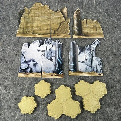 Hex Sand Tiles & Ruins for Magic The Gathering Arena of the Planeswalkers MTG - Image 1 of 4