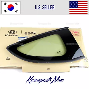 REAR Quarter Window Glass Right PASSENGER 878202M010 GENESIS COUPE 2010-2016 - Picture 1 of 4