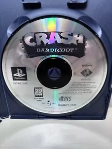 Crash Bandicoot (Sony PlayStation 1, 1996) PS1 Disc Only Tested And Working - Picture 1 of 2