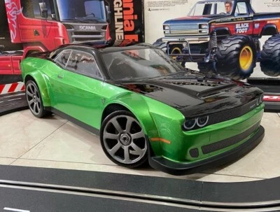 RC Body Sheel 1/8 Dodge Demon for Inferno GT2 360mm Wheelbase 1.5mm Thk Clear - Image 1 of 4