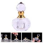  White Crystal Glass Perfume Bottle Travel Cosmetic Containers