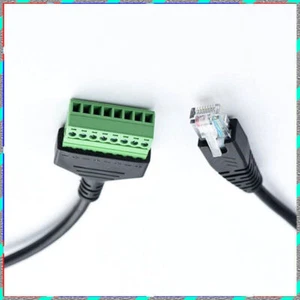 Adapter terminal cable RJ45 no-solder extension cable with screw holes 8-core - Picture 1 of 18