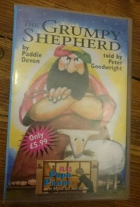 RARE BIG BOX VHS The grumpy shepherd & papa panov CHRISTMAS SCRIPTURES EX RENTAL - Picture 1 of 3