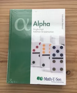Math U See Alpha Instruction Manual & DVD - Picture 1 of 4